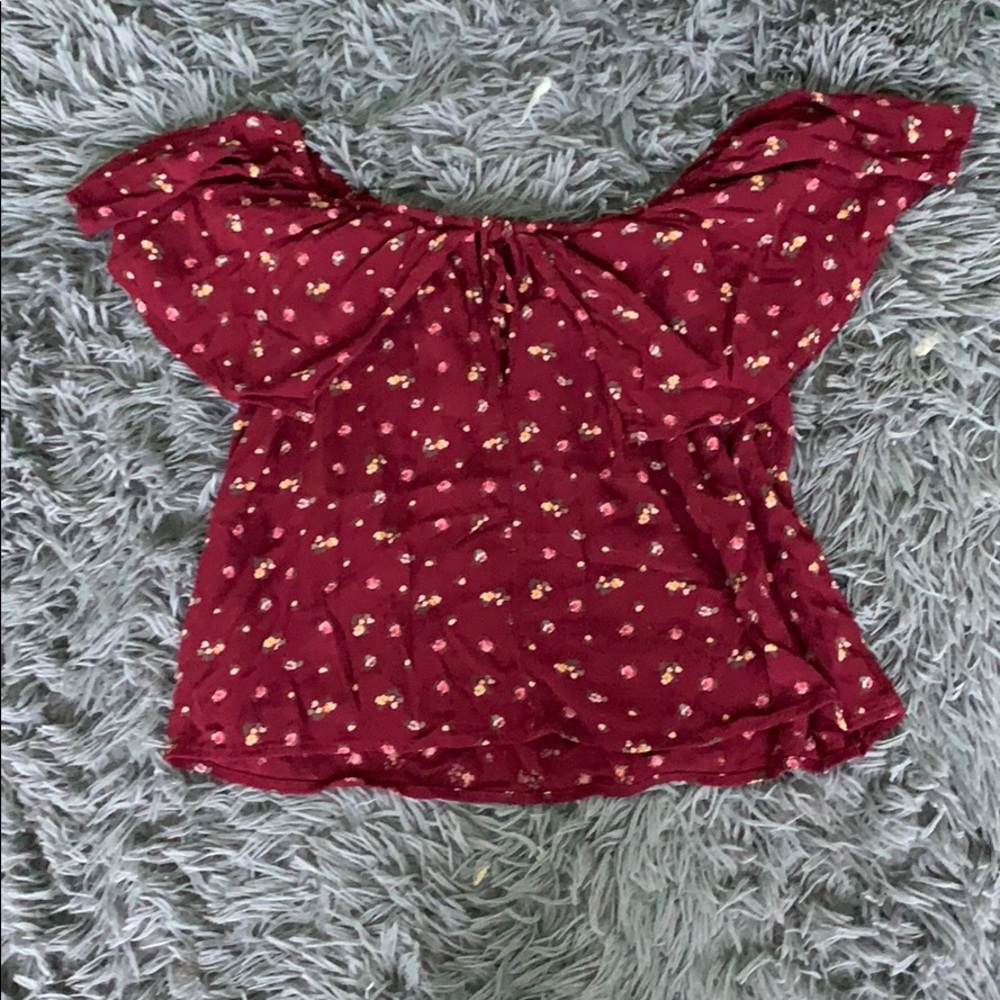 Flower Shoulder Shirt!